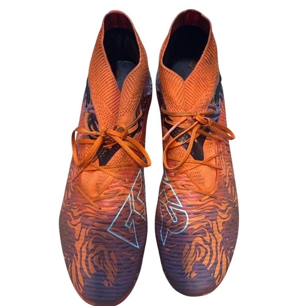 Puma Future Match FG/AG Mens Soccer Cleats Orange Purple Tiger 108650-01 Size 12